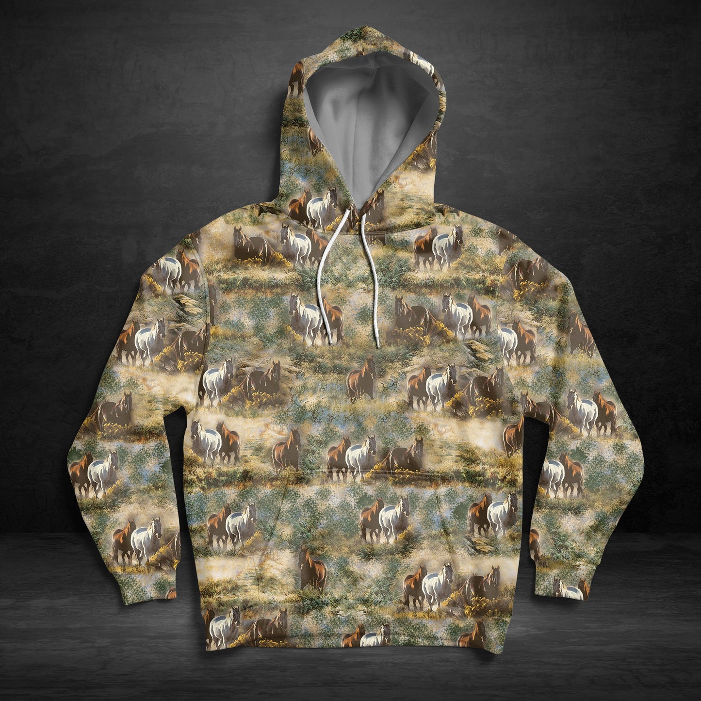 Awesome Horse Pullover Premium Hoodie, Perfect Outfit For Men And Women On Christmas New Year Autumn Winter