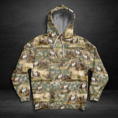 Awesome Horse Pullover Premium Hoodie, Perfect Outfit For Men And Women On Christmas New Year Autumn Winter