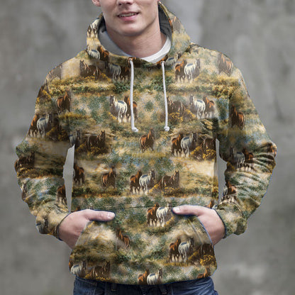 Awesome Horse Pullover Premium Hoodie, Perfect Outfit For Men And Women On Christmas New Year Autumn Winter