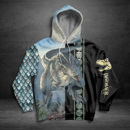 Awesome T-Rex Mandala Pullover Premium Hoodie, Perfect Outfit For Men And Women On Christmas New Year Autumn Winter