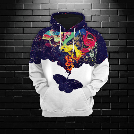 Magic Butterfly Awesome Pullover Premium Hoodie, Perfect Outfit For Men And Women On Christmas New Year Autumn Winter