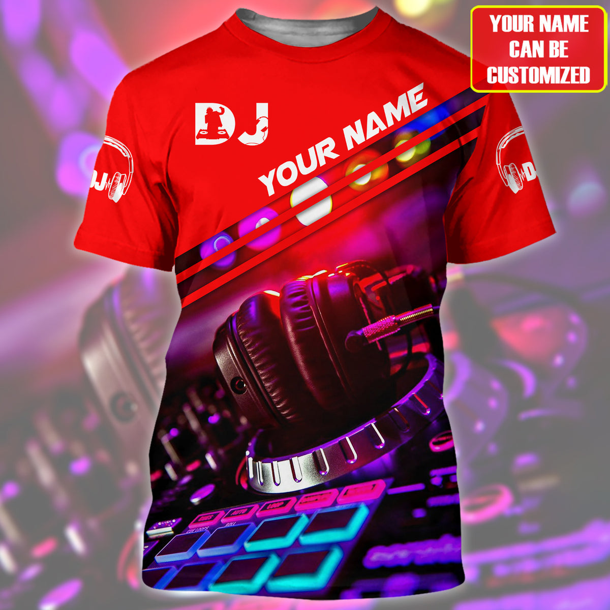 Personalized Name Disc Jockey Shirts - Custom Name DJ Shirts, Deezay Shirts, Perfect DJ Shirts for Men & Women