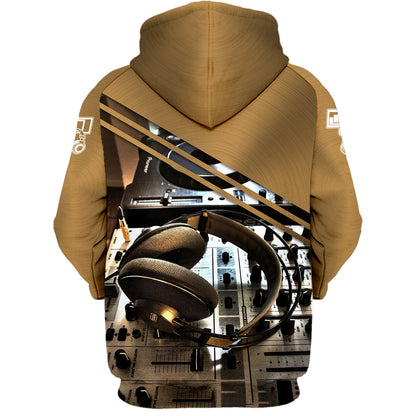 Personalized Name DJ Shirts - Custom Name Disc Jockey Shirts, World Of DJ Brown Shirts, Perfect DJ Shirts for Men & Women