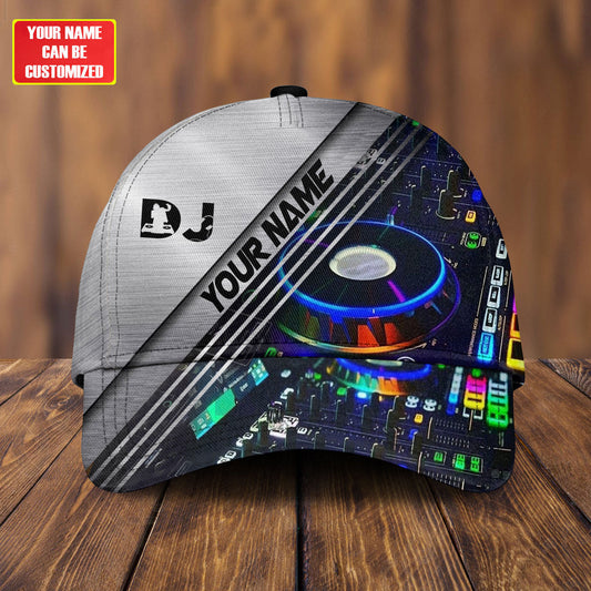 Personalized DJ Classic Cap - Custom Name DJ Cap, Deejay Gifts Classic Cap - Perfect Disc Jockey Cap for Men & Women