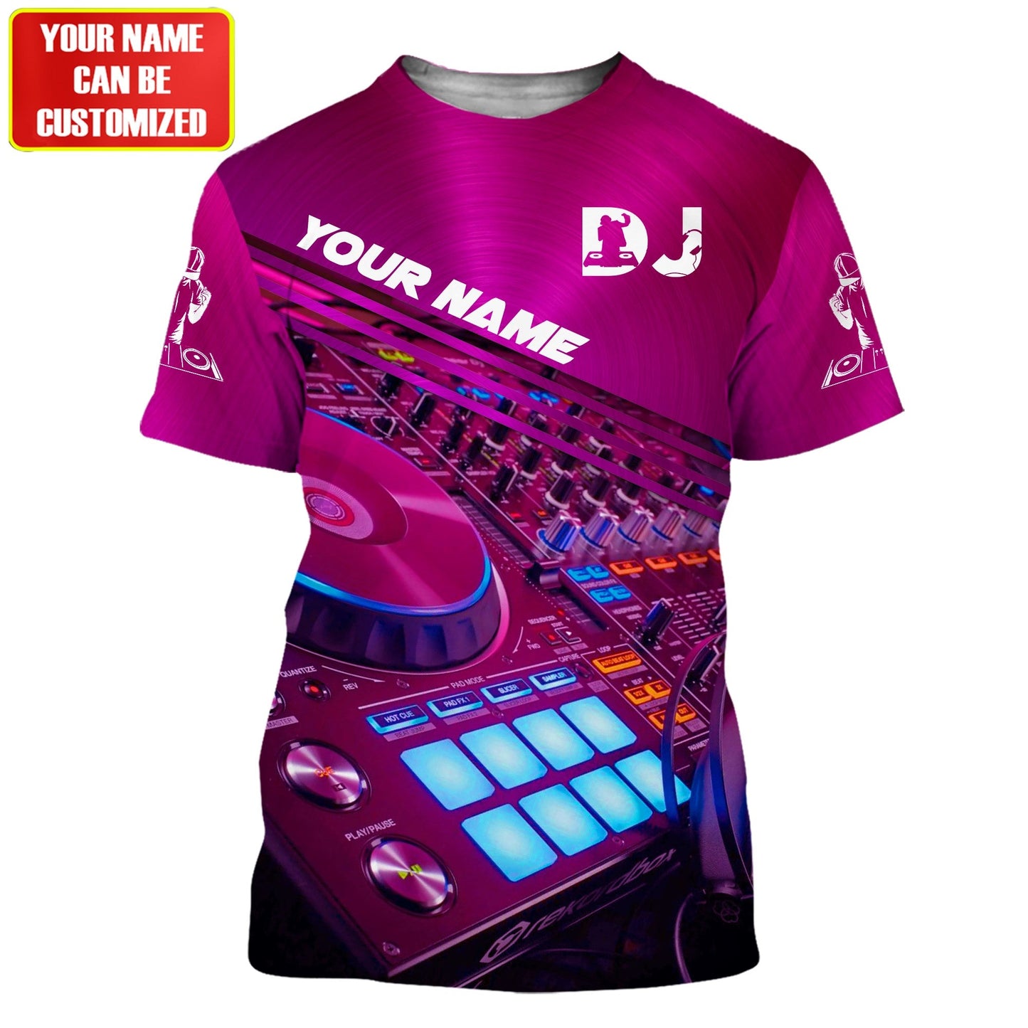 Personalized Name Disc Jockey Shirts - Custom Name DJ Shirts, Deejay Shirts, Perfect DJ Shirts for Men & Women