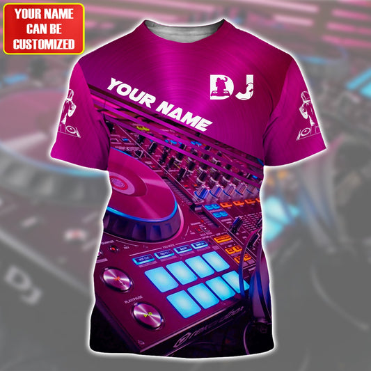Personalized Name Disc Jockey Shirts - Custom Name DJ Shirts, Deejay Shirts, Perfect DJ Shirts for Men & Women