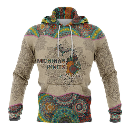 Awesome Michigan Pullover Premium Hoodie, Michigan Roots, Perfect Outfit For Men And Women On Christmas New Year Autumn Winter