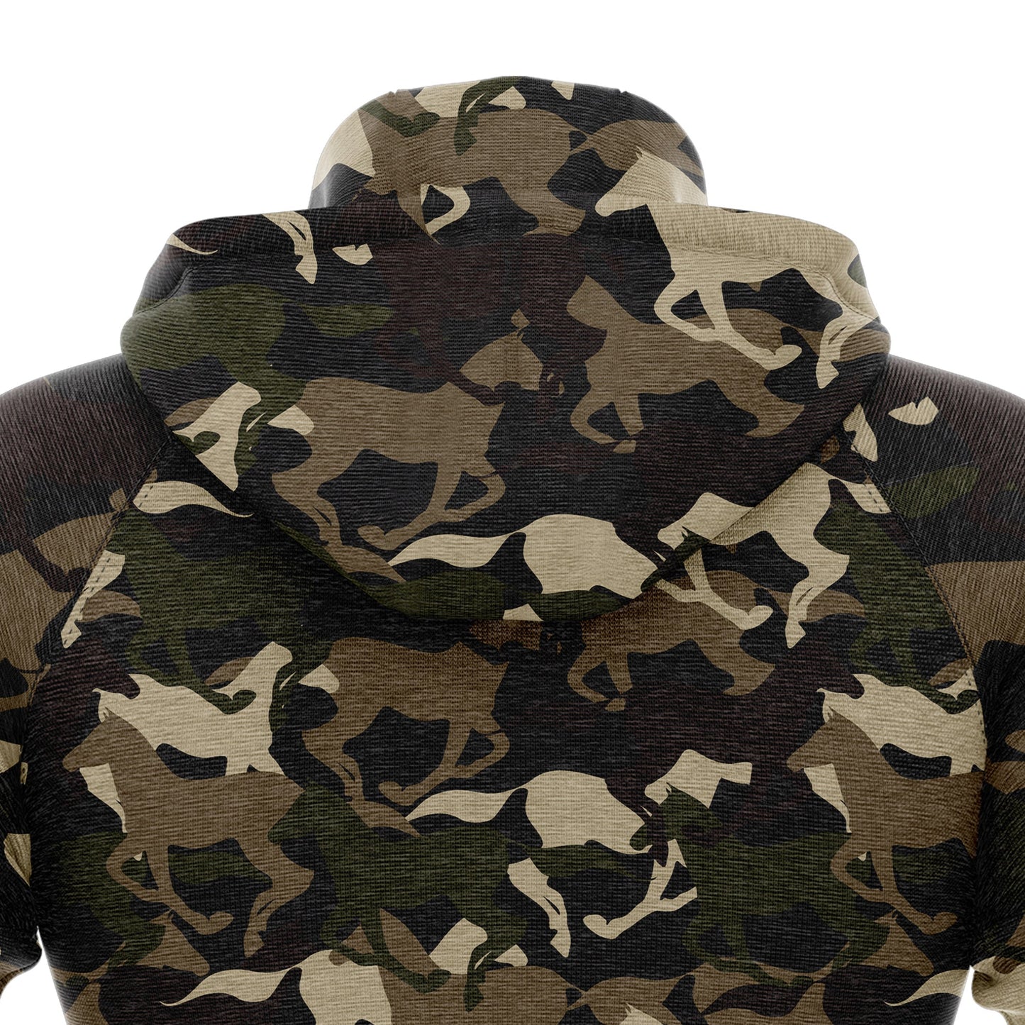 Beautiful Camouflage Horse Pullover Premium Hoodie , Perfect Outfit For Men And Women On Christmas New Year Autumn Winter