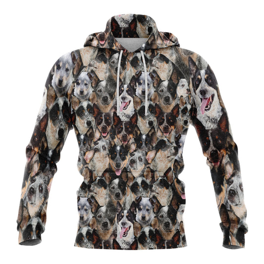 Australian Cattle Dog Awesome  Pullover Halloween Premium Hoodie, Perfect Outfit For Men And Women On Christmas New Year Autumn Winter