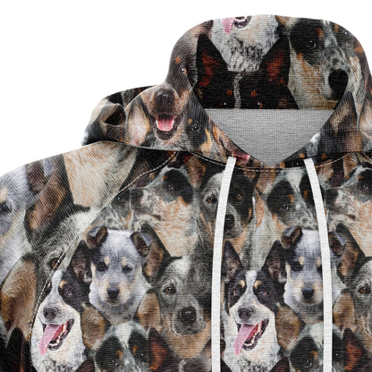 Australian Cattle Dog Awesome  Pullover Halloween Premium Hoodie, Perfect Outfit For Men And Women On Christmas New Year Autumn Winter