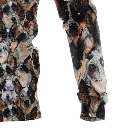 Australian Cattle Dog Awesome  Pullover Halloween Premium Hoodie, Perfect Outfit For Men And Women On Christmas New Year Autumn Winter