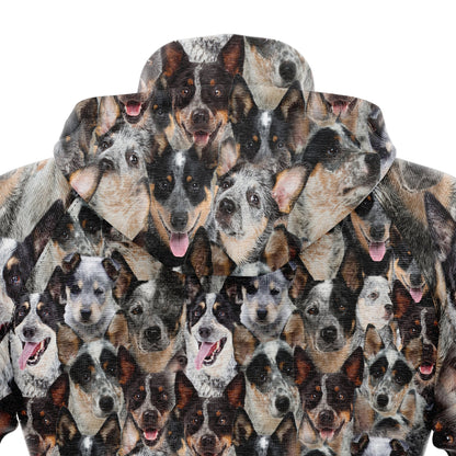 Australian Cattle Dog Awesome  Pullover Halloween Premium Hoodie, Perfect Outfit For Men And Women On Christmas New Year Autumn Winter