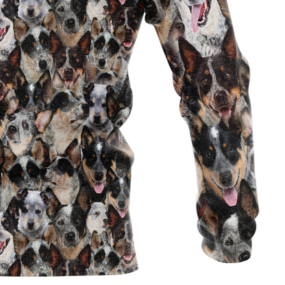 Australian Cattle Dog Awesome  Pullover Halloween Premium Hoodie, Perfect Outfit For Men And Women On Christmas New Year Autumn Winter