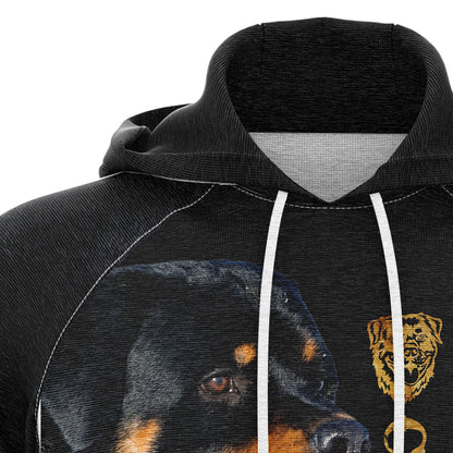 Custom Name Awesome Rottweiler Pullover Premium Hoodie, Perfect Outfit For Men And Women On Christmas New Year Autumn Winter