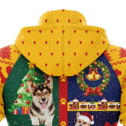 Awesome Welsh Corgi Pullover Premium Hoodie, Perfect Outfit For Men And Women On Christmas New Year Autumn Winter