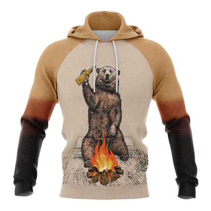 Camping Bear Pullover Premium Hoodie I Hate People Camping Lover, Perfect Outfit For Men And Women On Christmas New Year Autumn Winter