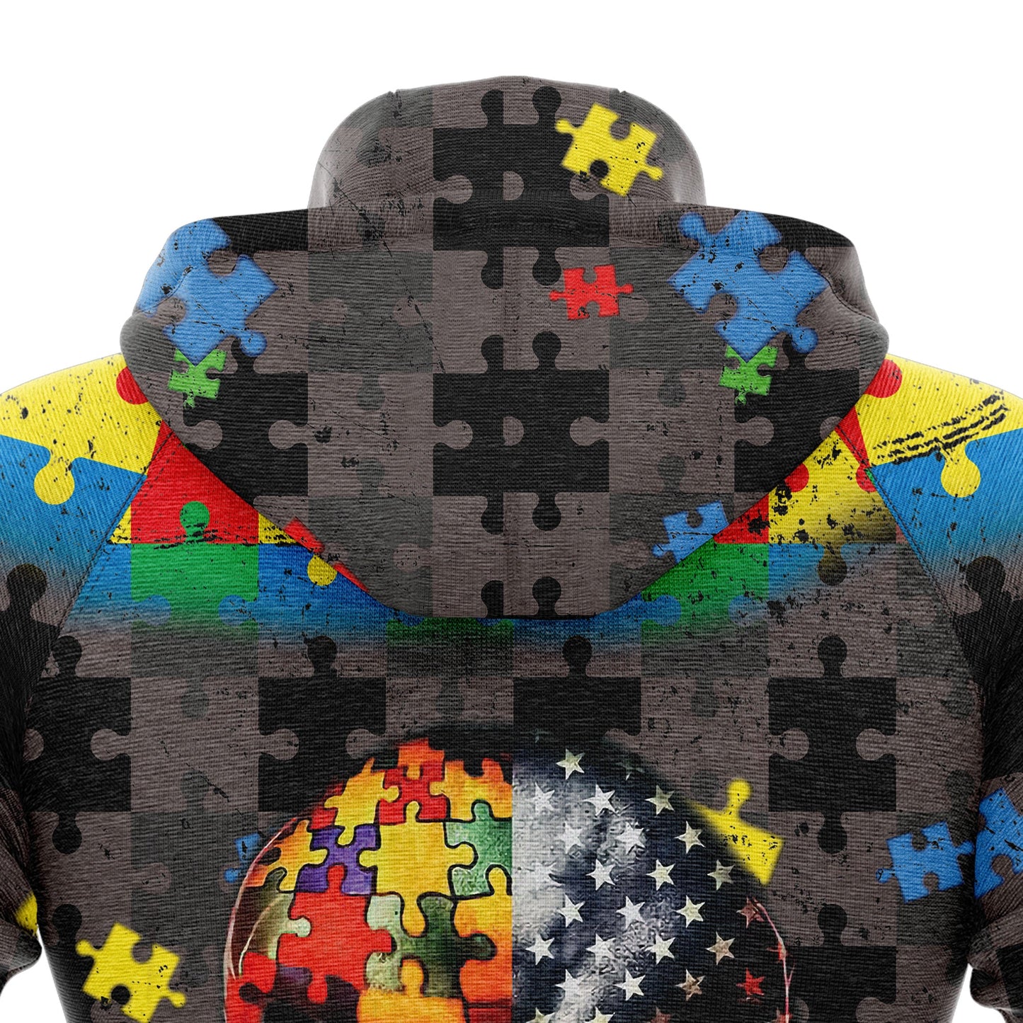 Autism Skull Pullover Halloween Premium Hoodie, Autism Warrior ,Perfect Outfit For Men And Women On Christmas New Year Autumn Winter