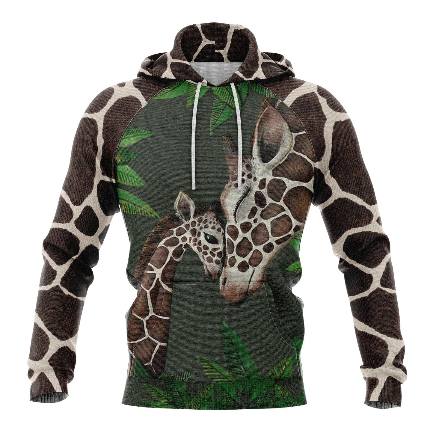 Mother's Love Giraffe Pullover Premium Hoodie, Perfect Outfit For Men And Women On Christmas New Year Autumn Winter