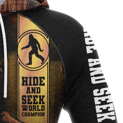 Bigfoot Pullover Premium Hoodie Hide And Seek World Champion, Perfect Outfit For Men And Women On Christmas New Year Autumn Winter
