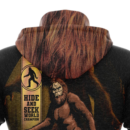 Bigfoot Pullover Premium Hoodie Hide And Seek World Champion, Perfect Outfit For Men And Women On Christmas New Year Autumn Winter