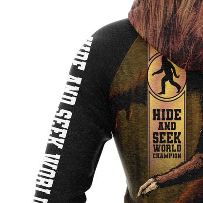 Bigfoot Pullover Premium Hoodie Hide And Seek World Champion, Perfect Outfit For Men And Women On Christmas New Year Autumn Winter