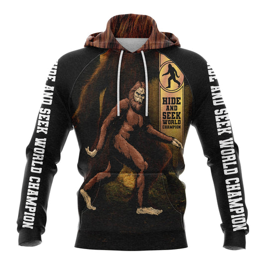 Bigfoot Pullover Premium Hoodie Hide And Seek World Champion, Perfect Outfit For Men And Women On Christmas New Year Autumn Winter