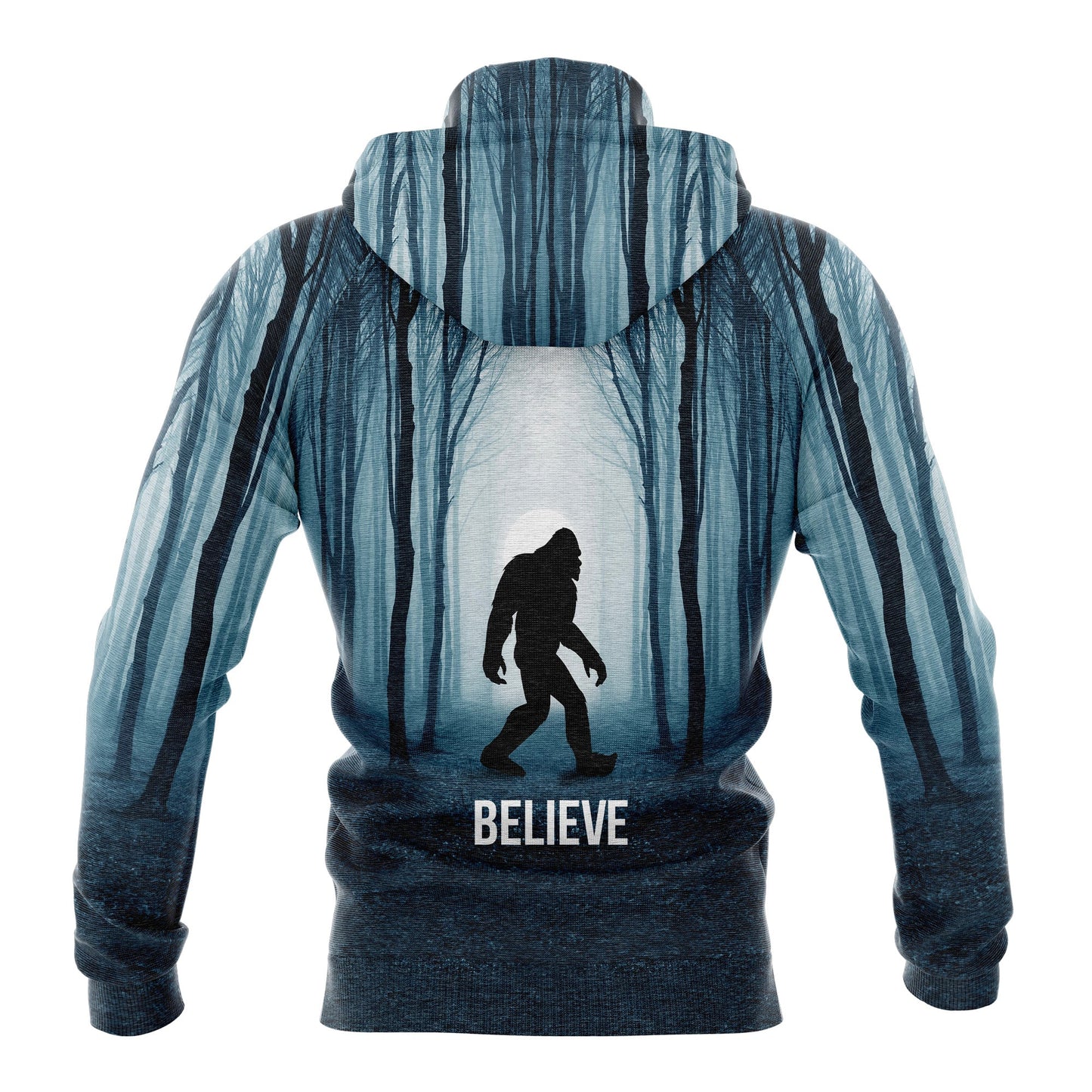 Bigfoot Forest Believe Pullover Premium Hoodie, Perfect Outfit For Men And Women On Christmas New Year Autumn Winter