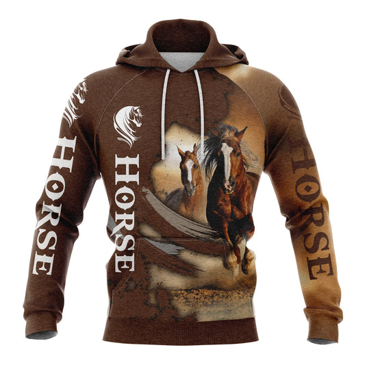Awesome Horse Lover Pullover Premium Hoodie, Perfect Outfit For Men And Women On Christmas New Year Autumn Winter