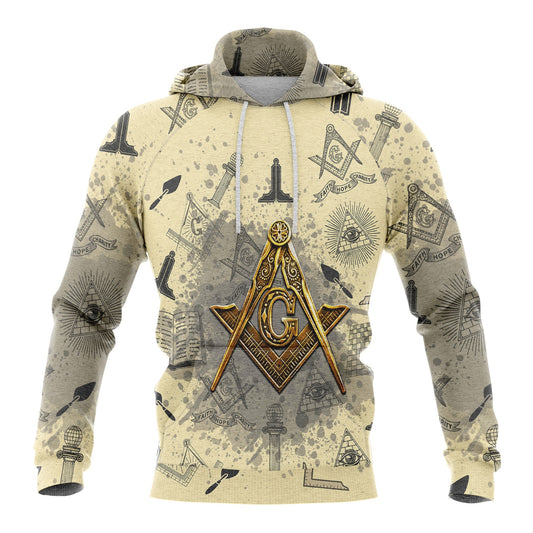 Awesome Freemason Pullover Premium Hoodie, Perfect Outfit For Men And Women On Christmas New Year Autumn Winter