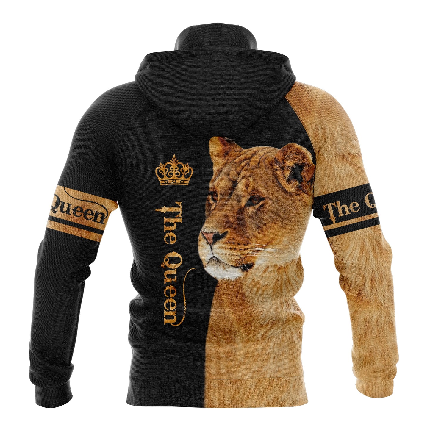 Lion Queen Pullover Premium Hoodie, Perfect Outfit For Men And Women On Christmas New Year Autumn Winter