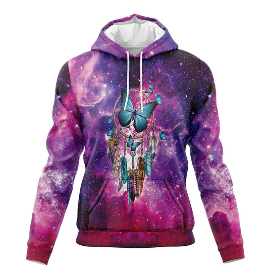 Butterfly Dreamcatcher Pullover Premium Hoodie , Perfect Outfit For Men And Women On Christmas New Year Autumn Winter