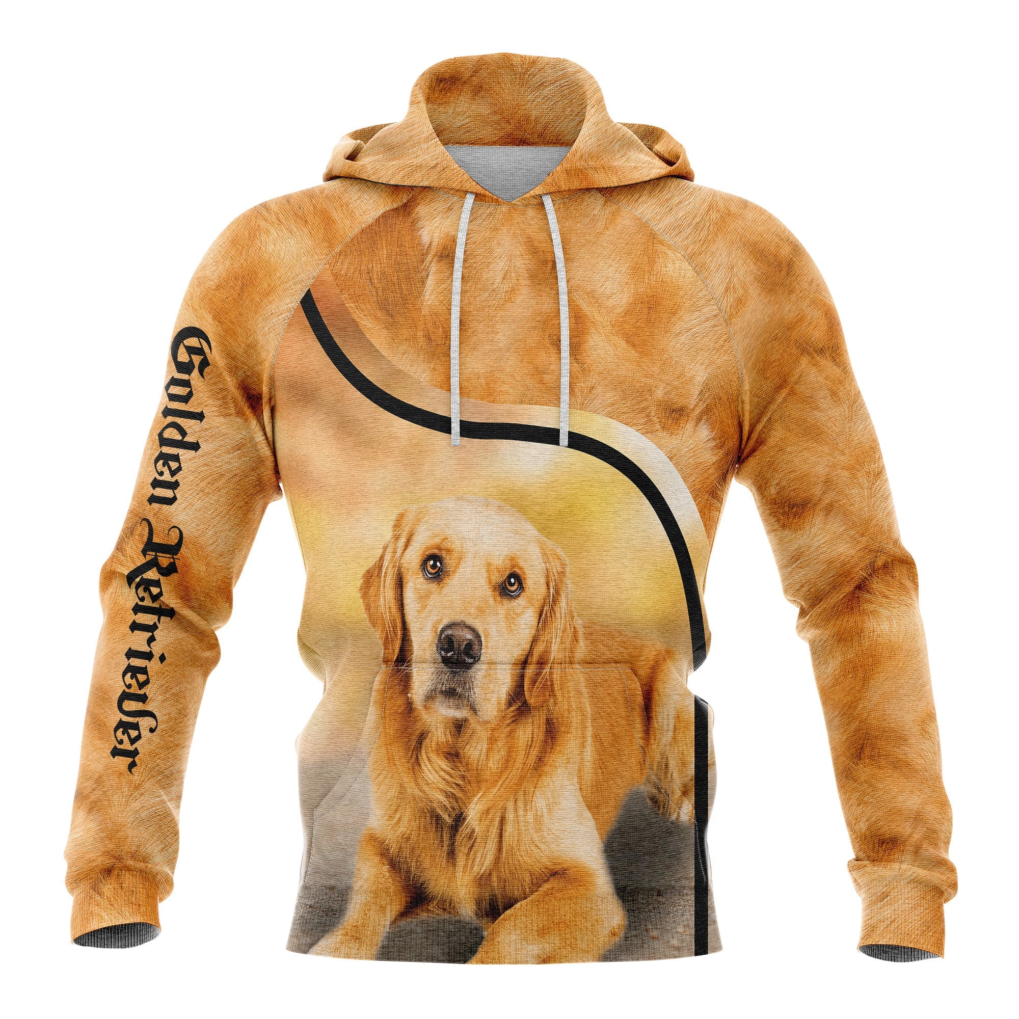 Great Golden Retriever Pullover Premium Hoodie, Perfect Outfit For Men And Women On Christmas New Year Autumn Winter