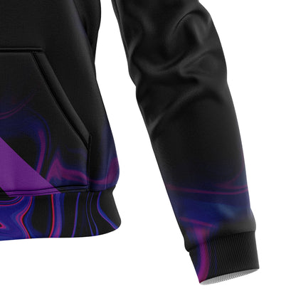 Black Violet Alaska Map Pullover Premium Hoodie, Perfect Outfit For Men And Women On Christmas New Year Winter