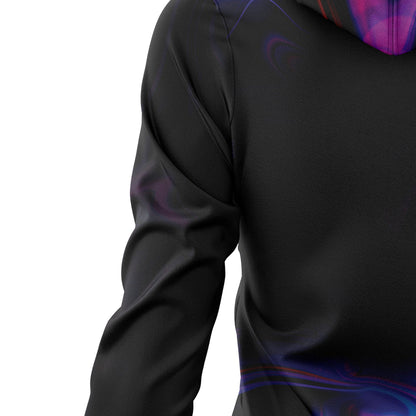 Black Violet Alaska Map Pullover Premium Hoodie, Perfect Outfit For Men And Women On Christmas New Year Winter