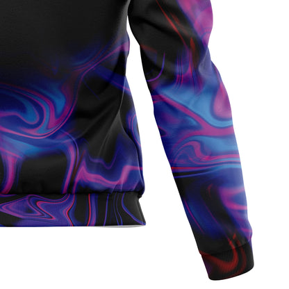 Black Violet Alaska Map Pullover Premium Hoodie, Perfect Outfit For Men And Women On Christmas New Year Winter