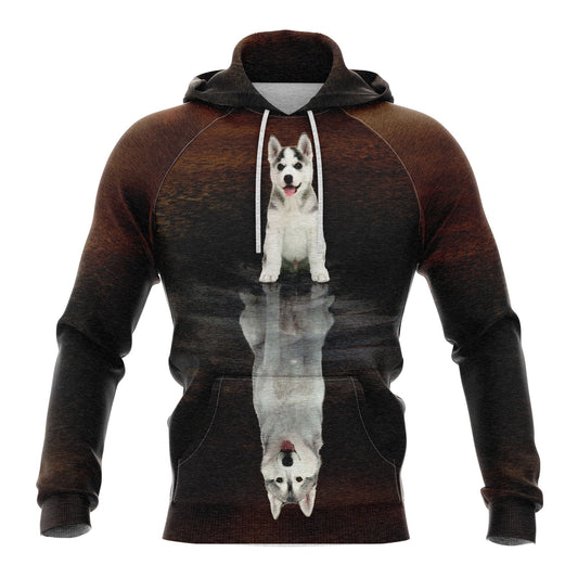 Siberian Husky Pullover Premium Hoodie, Perfect Outfit For Men And Women On Christmas New Year Autumn Winter