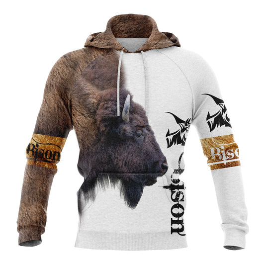 Bison Pullover Premium Hoodie, Perfect Outfit For Men And Women On Christmas New Year Autumn Winter