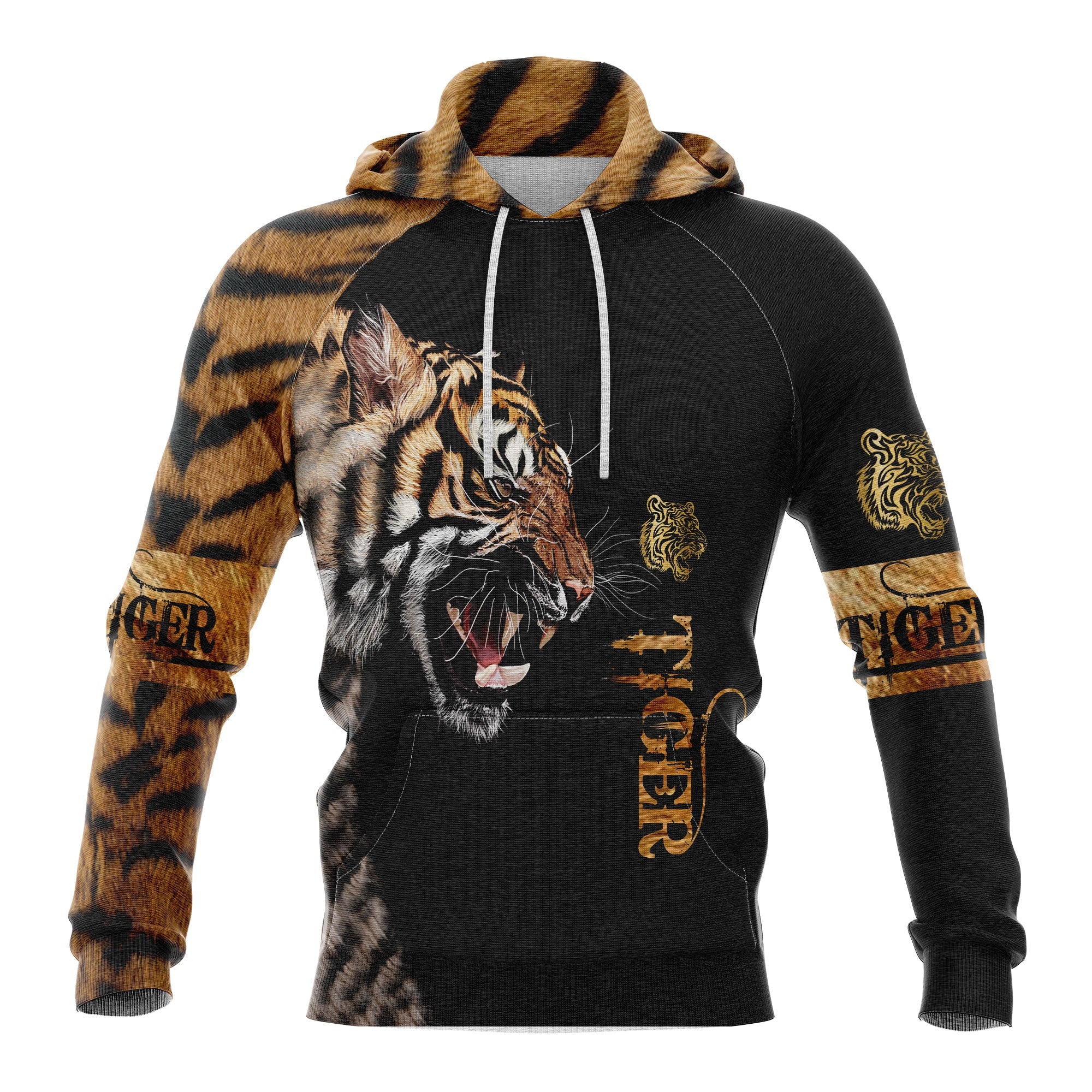 Tiger Leopard Pullover Premium Hoodie, Perfect Outfit For Men And Women On Christmas New Year Autumn Winter