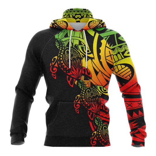 Hawaiian Turtle Pullover Premium Hoodie, Perfect Outfit For Men And Women On Christmas New Year Autumn Winter