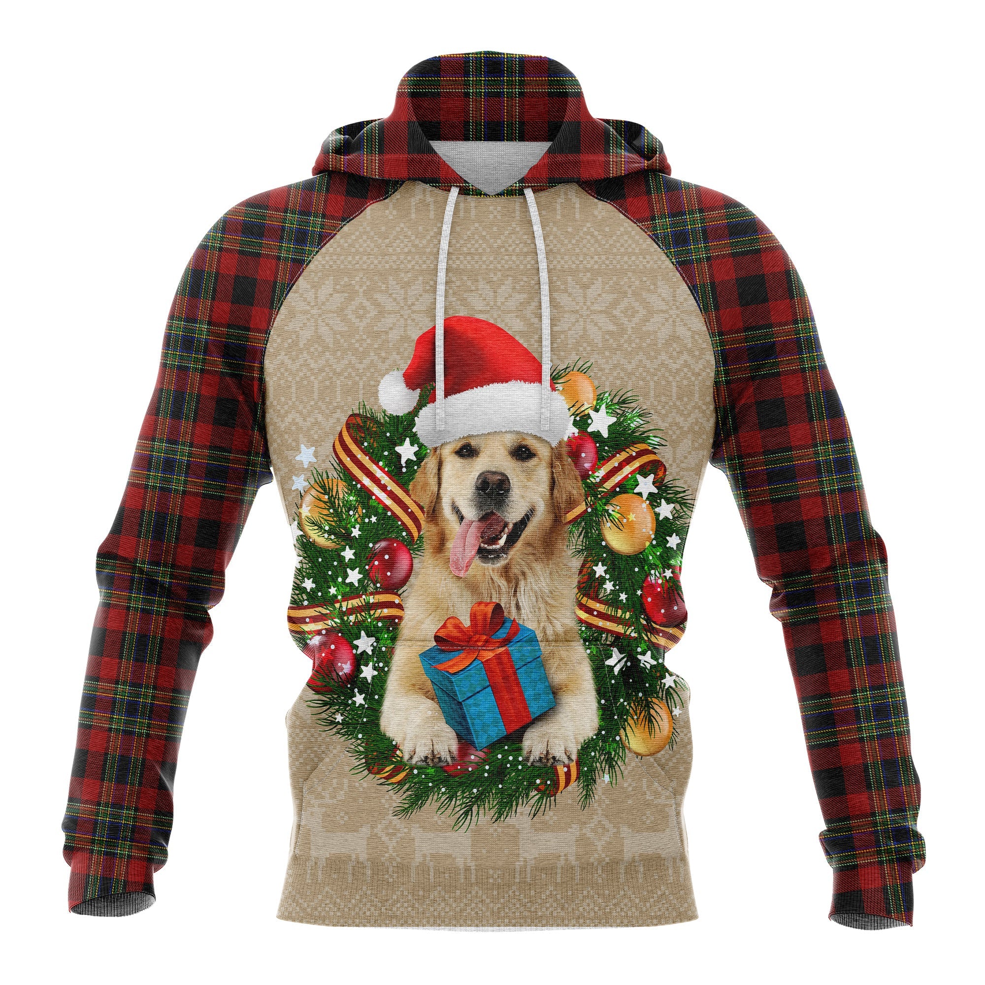 Golden Retriever Christmas Awesome Pullover Premium Hoodie Merry Woofmas, Perfect Outfit For Men And Women On Christmas New Year Autumn Winter