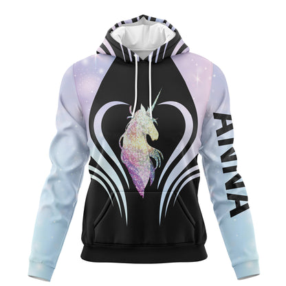 Custom Name Twinkle Unicorn Pullover Premium Hoodie, Perfect Outfit For Men And Women On Christmas New Year Autumn Winter