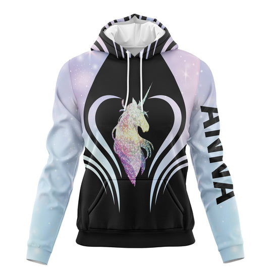 Custom Name Twinkle Unicorn Pullover Premium Hoodie, Perfect Outfit For Men And Women On Christmas New Year Autumn Winter