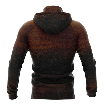 Awesome Golden Retriever Reflection Premium Brown Hoodie, Perfect Outfit For Men And Women On Christmas New Year Autumn Winter