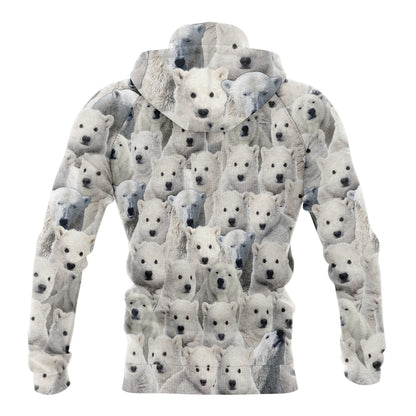 Polar Bear Pullover Premium Hoodie, Perfect Outfit For Men And Women On Christmas New Year Autumn Winter