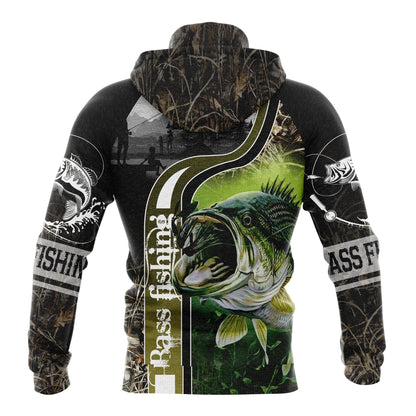 Fishing Pullover Premium Hoodie Bass Fishing, Perfect Outfit For Men And Women On Christmas New Year Autumn Winter