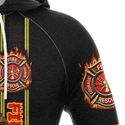 Firefighter Hero Pullover Premium Hoodie Fire Sea, Perfect Outfit For Men And Women On Christmas New Year Autumn Winter