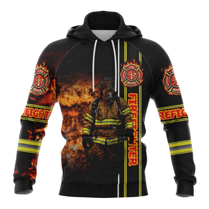 Firefighter Hero Pullover Premium Hoodie Fire Sea, Perfect Outfit For Men And Women On Christmas New Year Autumn Winter