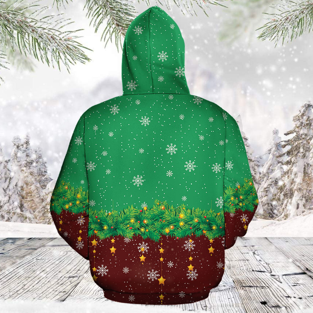 Merry Woofmas Scottish Terrier Pullover Premium Hoodie, Perfect Outfit For Men And Women On Christmas New Year Autumn Winter