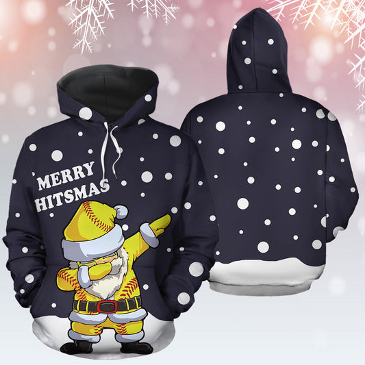Merry Hitsmas Pullover Premium Hoodie, Perfect Outfit For Men And Women On Christmas New Year Autumn Winter