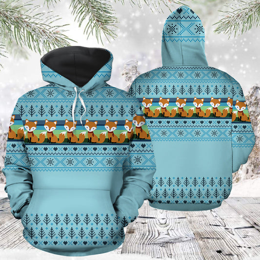Fox Snowflake Pullover Premium Hoodie, Perfect Outfit For Men And Women On Christmas New Year Autumn Winter